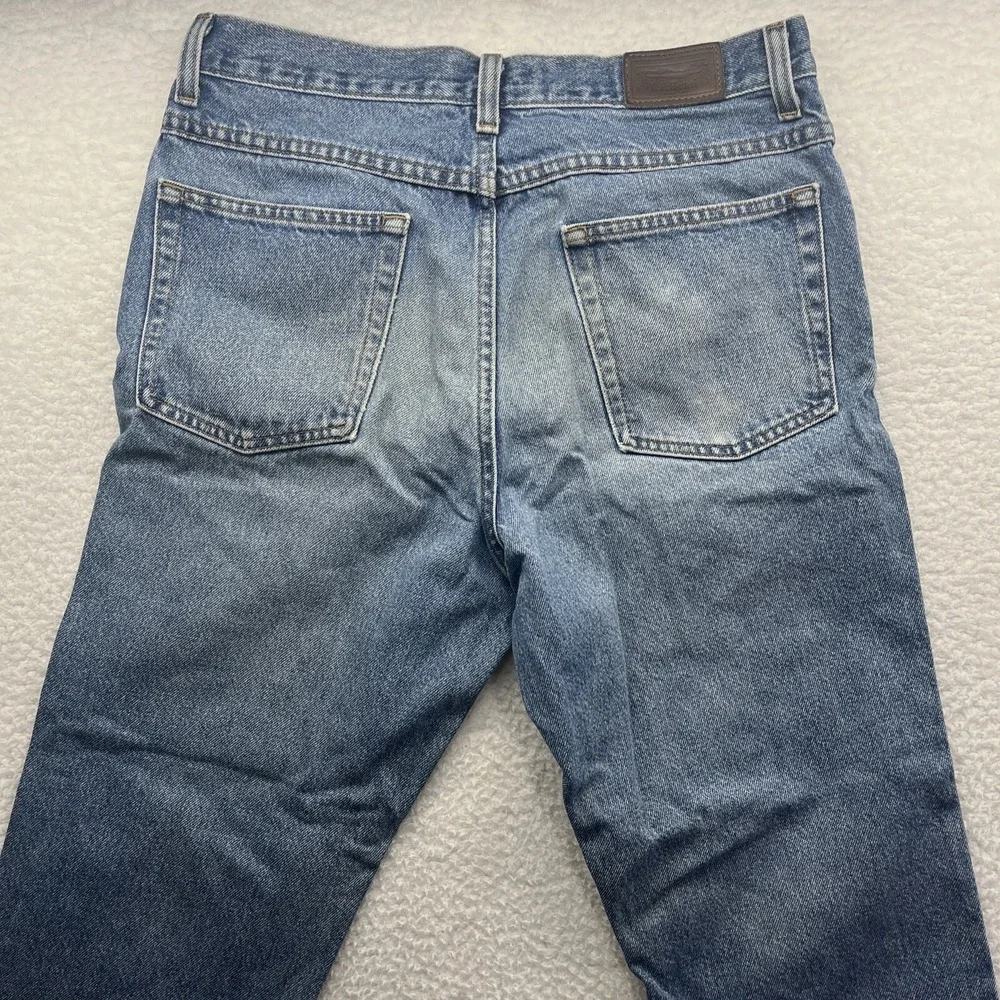 L.L.Bean Jeans Mens 32x29 Blue Classic Fit Straight Leg Denim Cotton 31x27 Chore